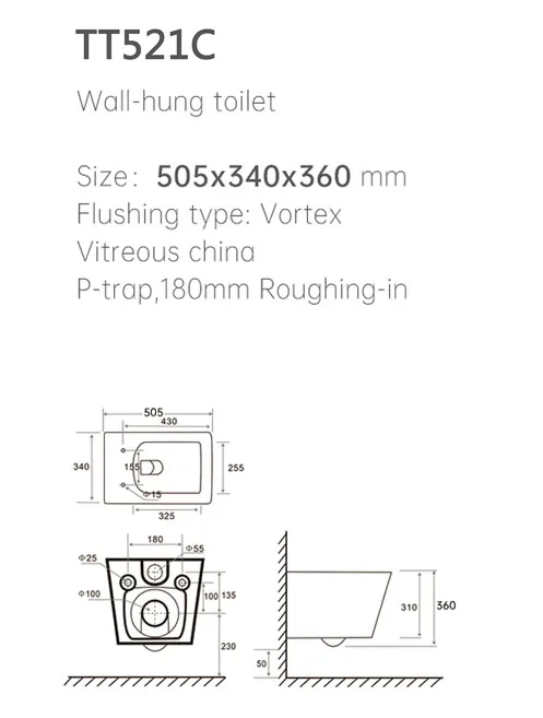 TT521C Wand-WC thumbnail 2