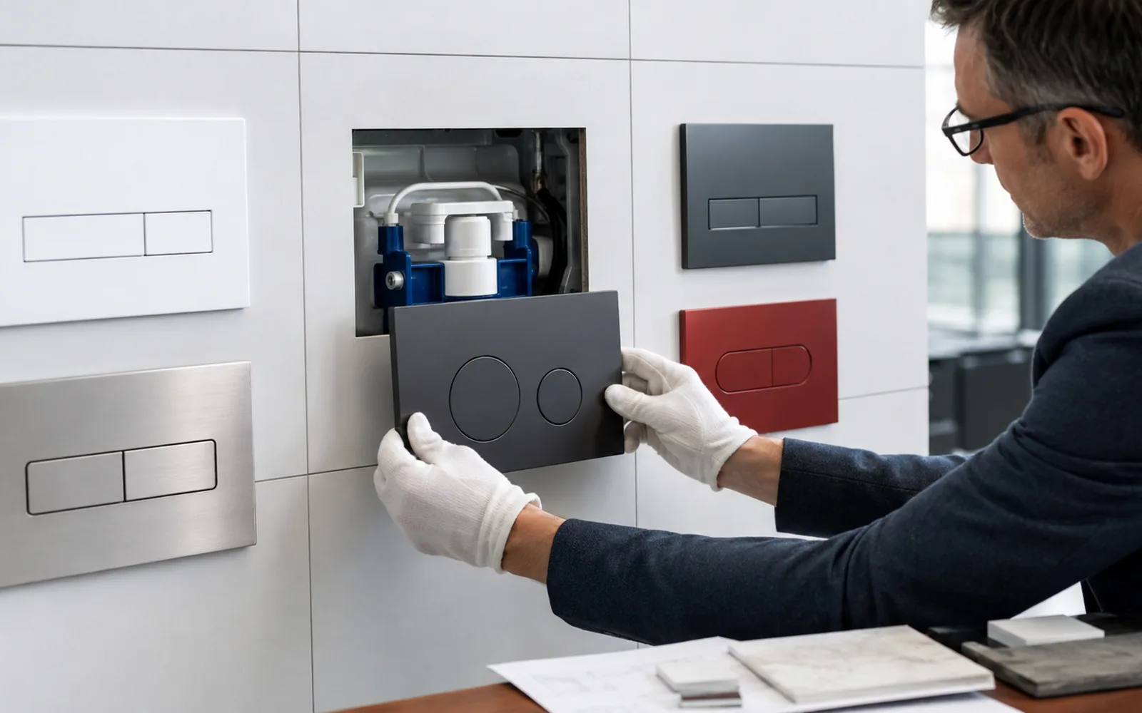 flush plate finish and concealed cistern compatibility review