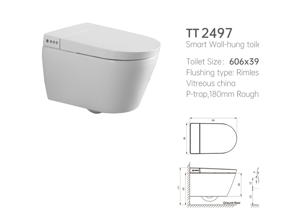 TT2497 مرحاض معلق